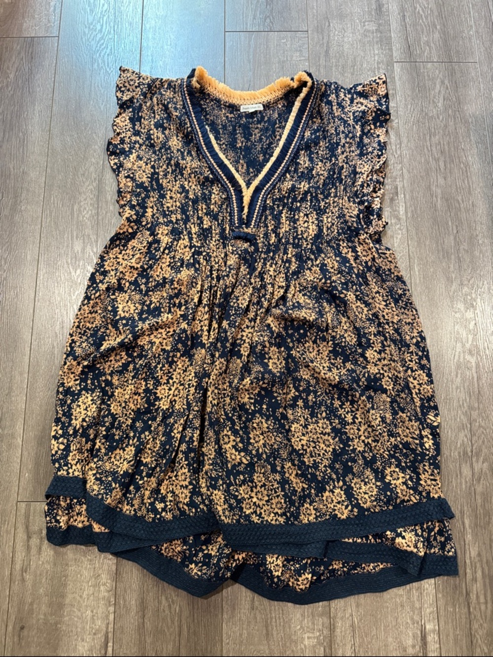 Poupette St. Barth Sasha Printed Mini Dress L